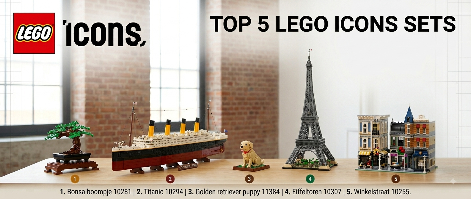 Top 5 LEGO Icons sets