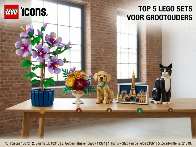 Top 5 LEGO sets voor grootouders